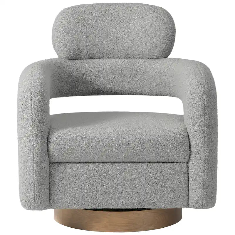 Fauteuil pivotant Sherpa de 73 cm de large, lot de 2