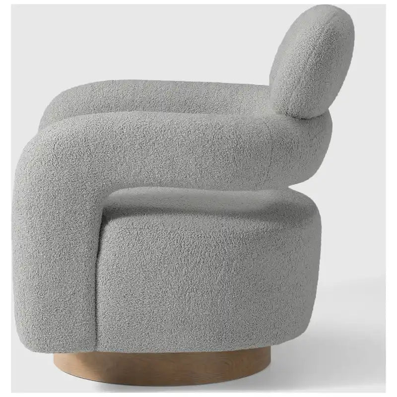Fauteuil pivotant Sherpa de 73 cm de large, lot de 2