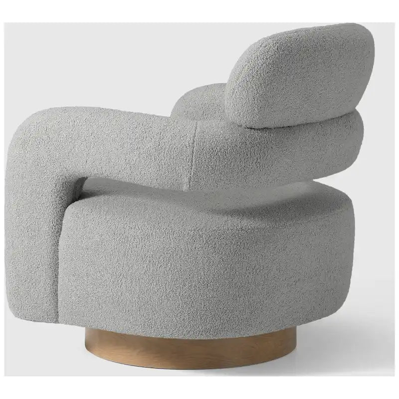 Fauteuil pivotant Sherpa de 73 cm de large, lot de 2