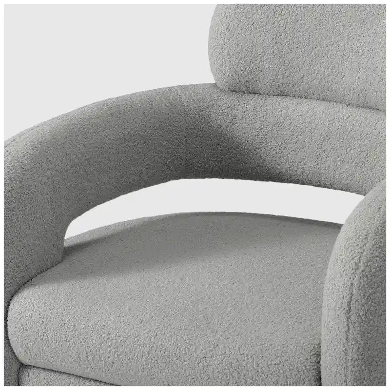 Fauteuil pivotant Sherpa de 73 cm de large, lot de 2