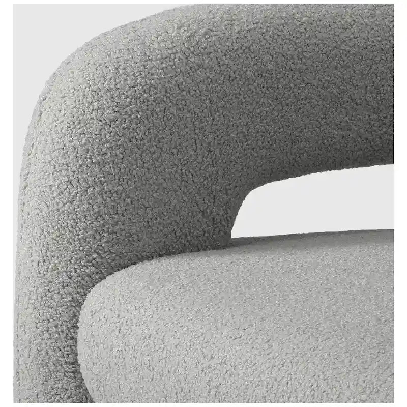 Fauteuil pivotant Sherpa de 73 cm de large, lot de 2