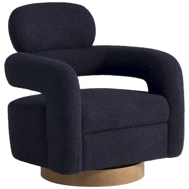 Fauteuil pivotant Sherpa de 73 cm de large, lot de 2