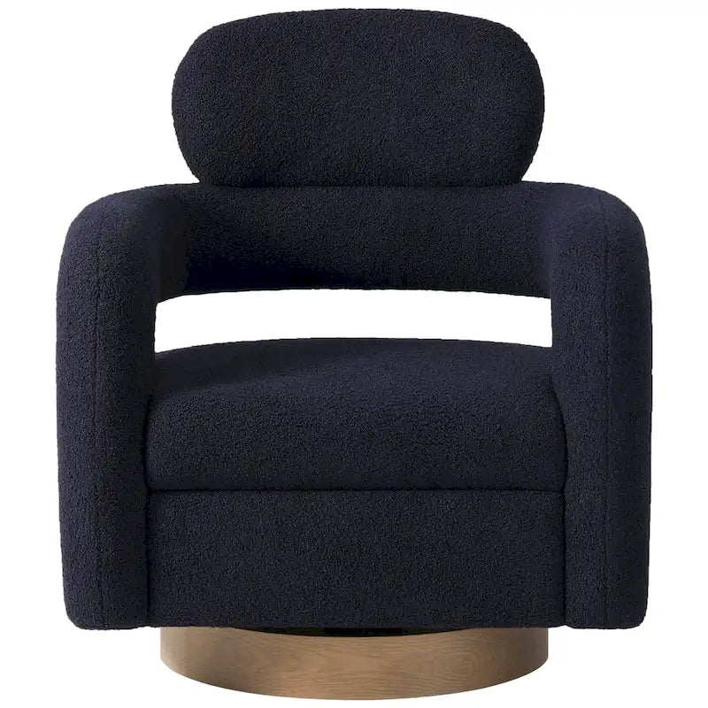 Fauteuil pivotant Sherpa de 73 cm de large, lot de 2