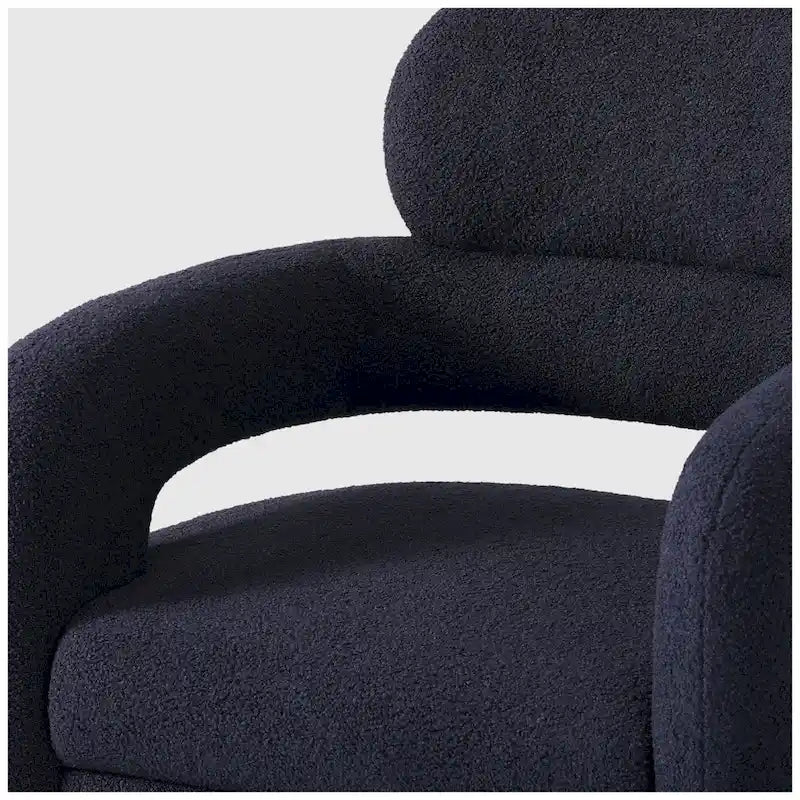 Fauteuil pivotant Sherpa de 73 cm de large, lot de 2
