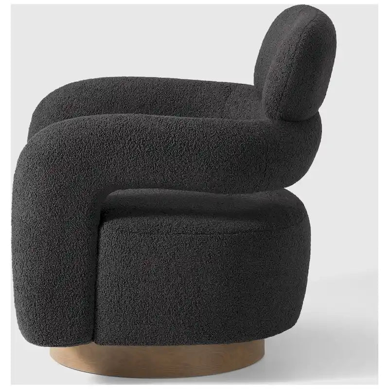 Fauteuil pivotant Sherpa de 73 cm de large, lot de 2