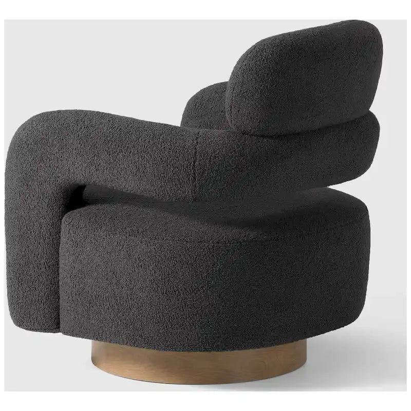 Fauteuil pivotant Sherpa de 73 cm de large, lot de 2