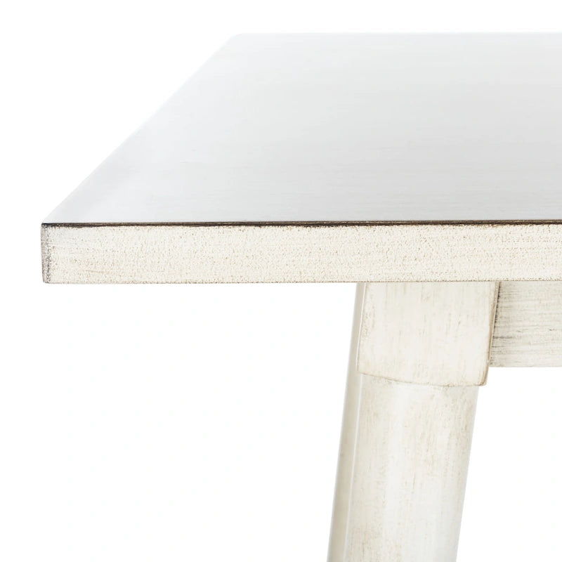 Table de salle à manger rectangulaire, 4 places, bois et placage, plusieurs finitions