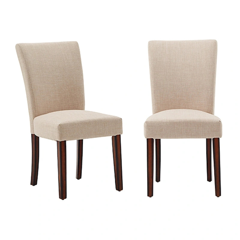 Chaises de salle à manger Parsons en lin, lot de 2