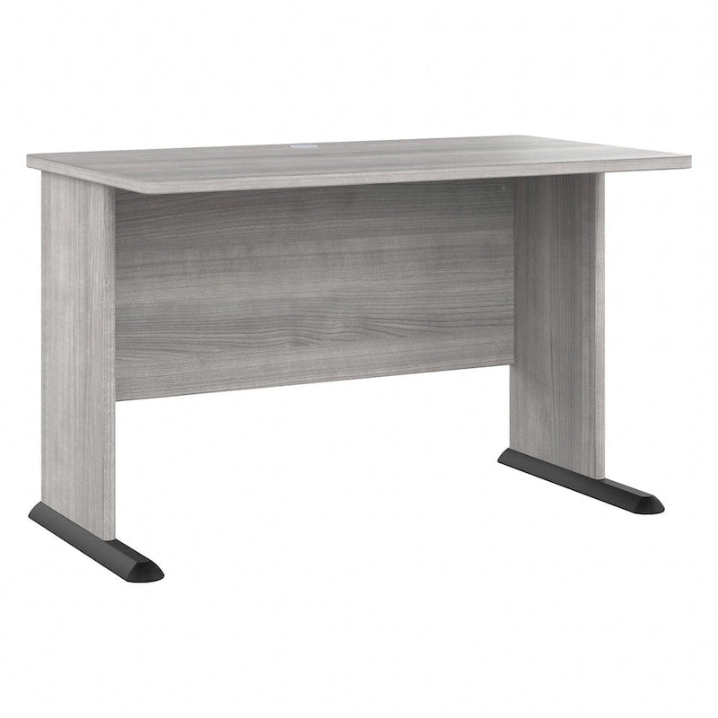 Bureau d'ordinateur de 122 cm de large avec étagères ouvertes pour bureau à domicile