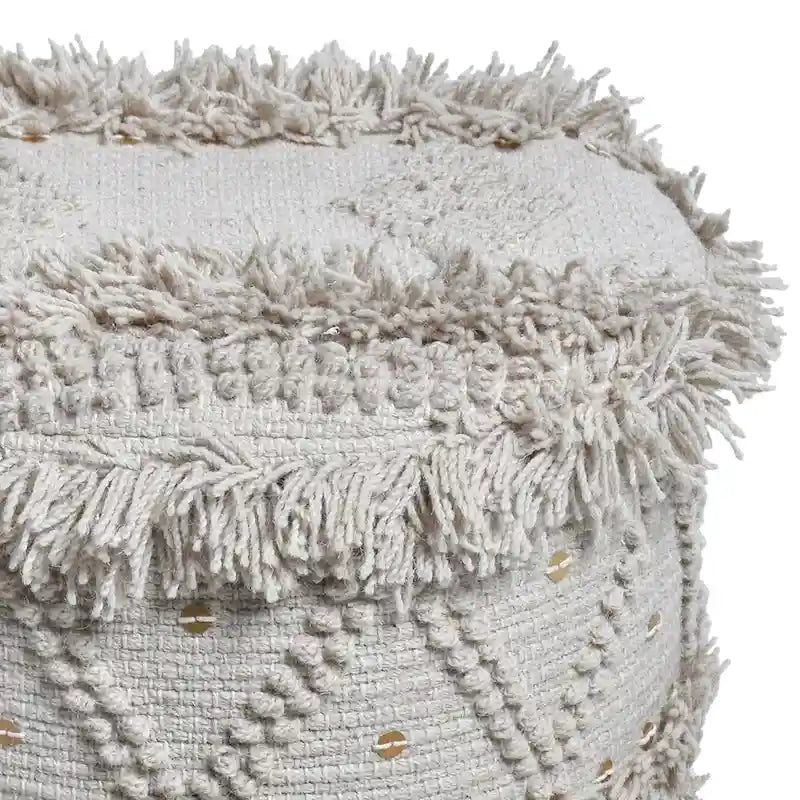 Tabouret bohème en tissu fait main