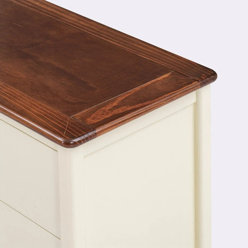 Commode de rangement en bois à 6 tiroirs