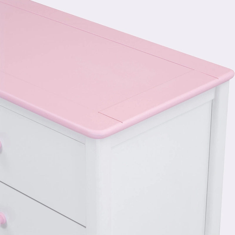 Commode de rangement en bois à 6 tiroirs