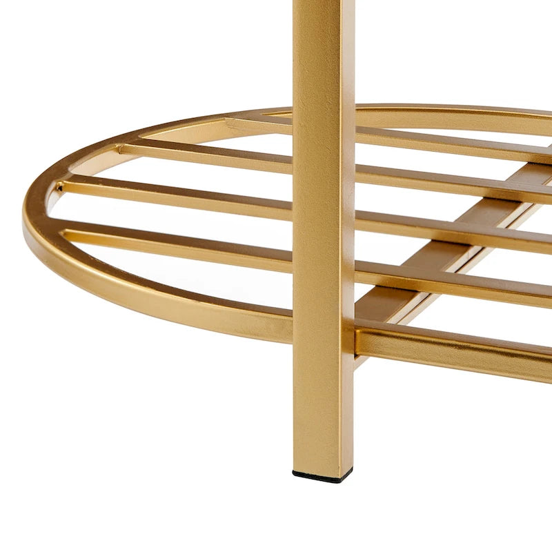 Banc en tissu imitation peau de mouton avec étagère