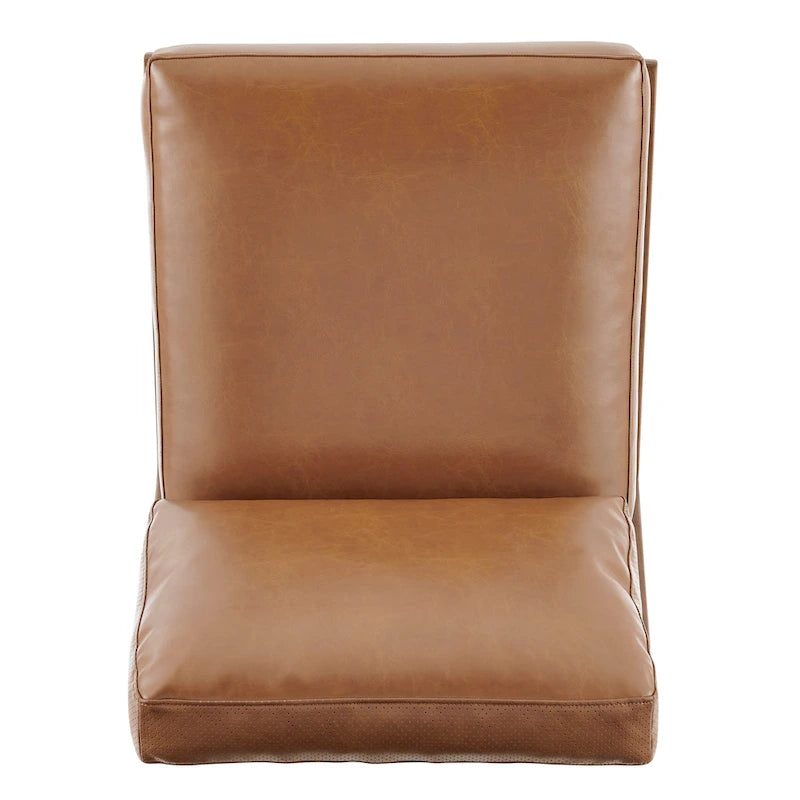 Fauteuil d'appoint rembourré avec assise coussinée