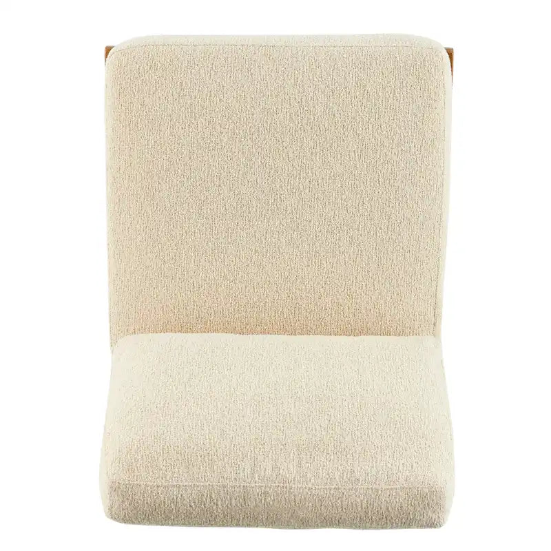 Fauteuil d'appoint rembourré avec assise coussinée
