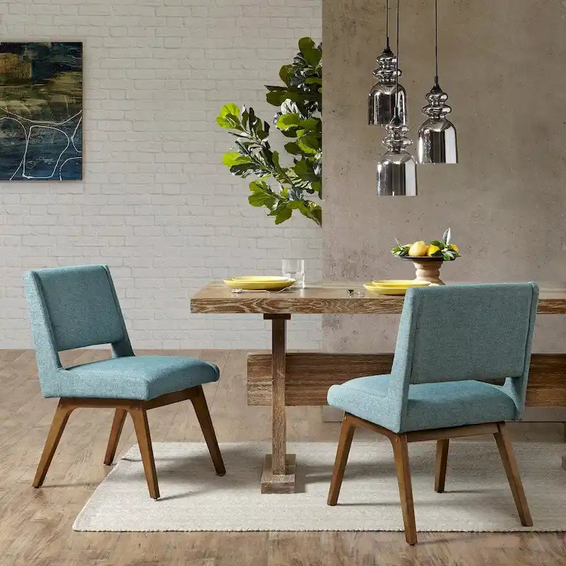 Chaises de salle à manger du milieu du siècle avec dossier incurvé, lot de 2