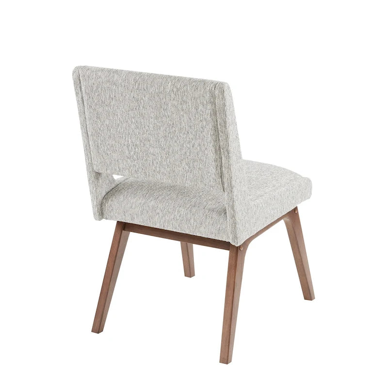 Chaises de salle à manger du milieu du siècle avec dossier incurvé, lot de 2