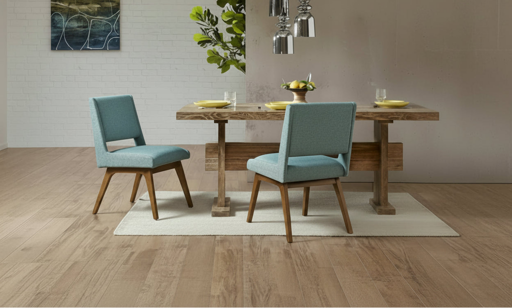 Chaises de salle à manger du milieu du siècle avec dossier incurvé, lot de 2