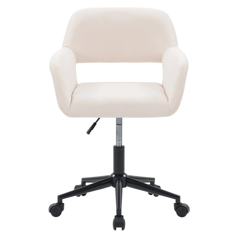 Chaise de bureau ergonomique rembourrée à hauteur réglable