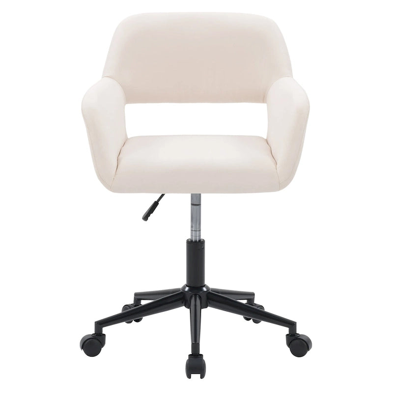 Chaise de bureau ergonomique rembourrée à hauteur réglable