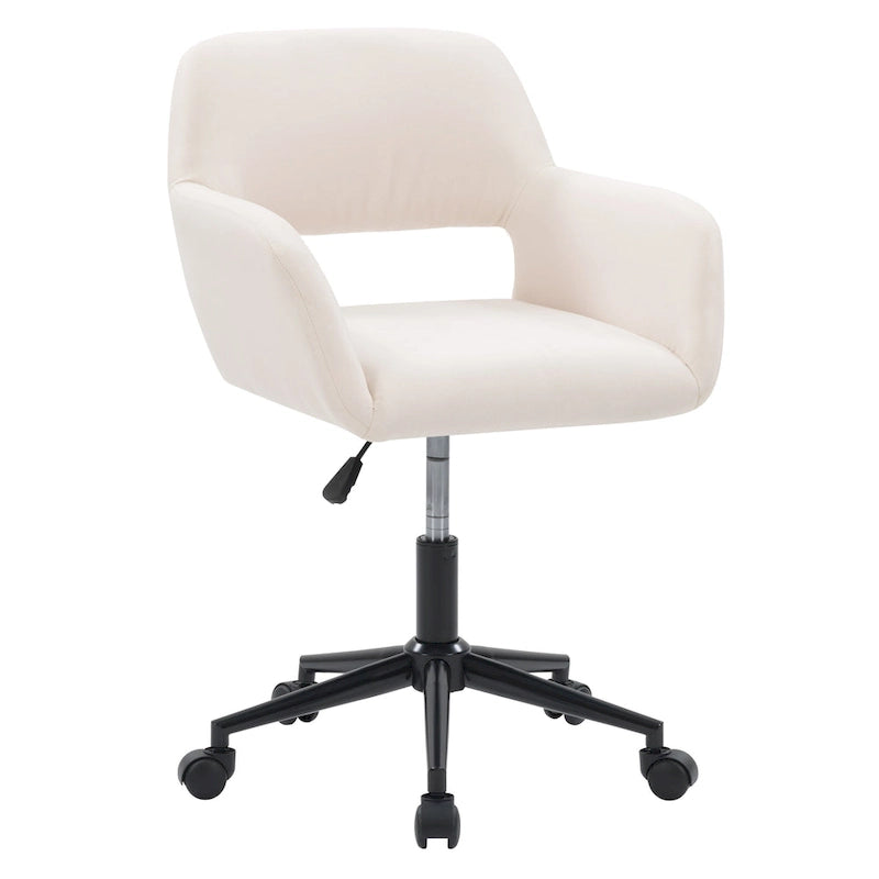 Chaise de bureau ergonomique rembourrée à hauteur réglable