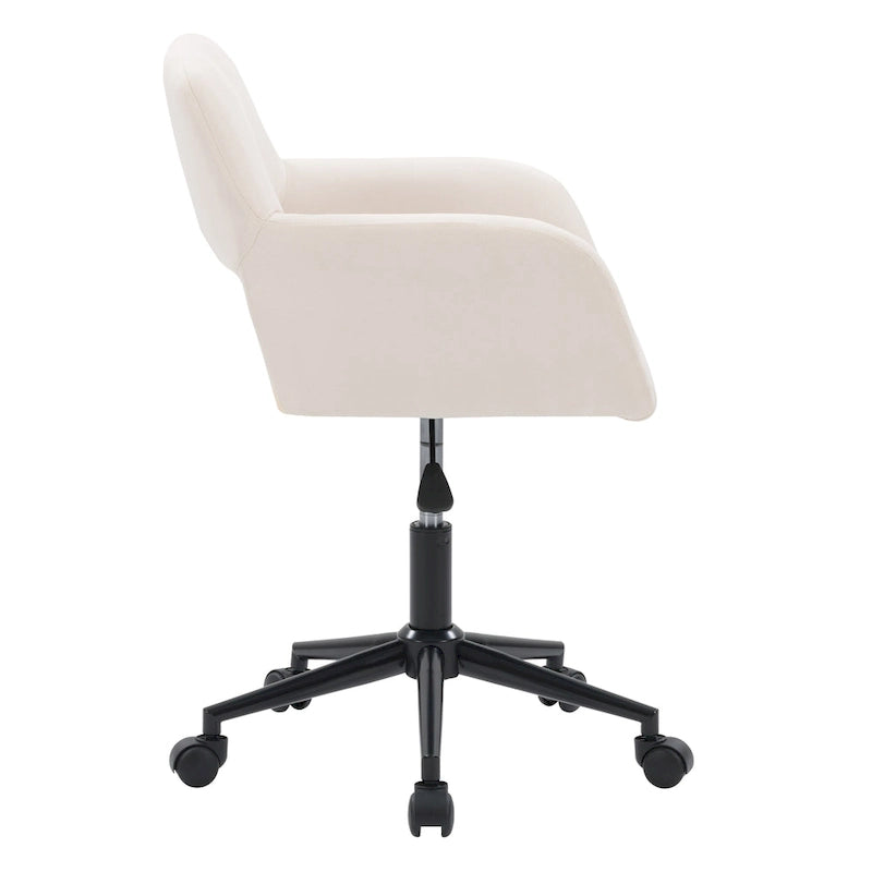 Chaise de bureau ergonomique rembourrée à hauteur réglable