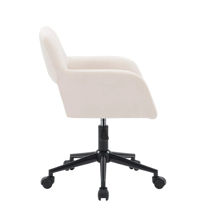 Chaise de bureau ergonomique rembourrée à hauteur réglable