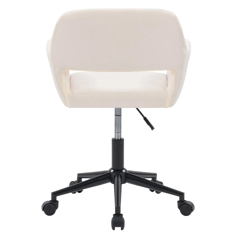 Chaise de bureau ergonomique rembourrée à hauteur réglable