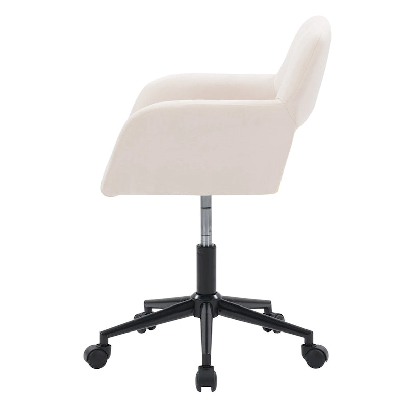 Chaise de bureau ergonomique rembourrée à hauteur réglable