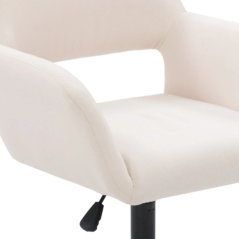Chaise de bureau ergonomique rembourrée à hauteur réglable