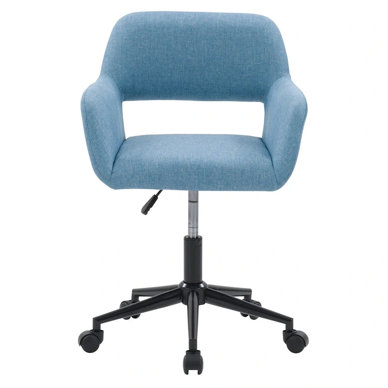 Chaise de bureau ergonomique rembourrée à hauteur réglable