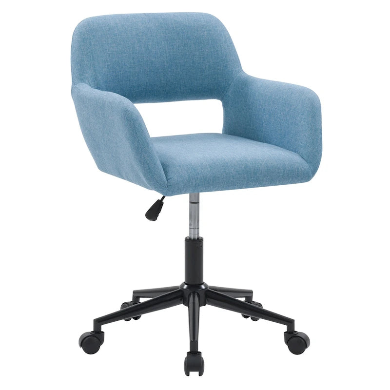 Chaise de bureau ergonomique rembourrée à hauteur réglable