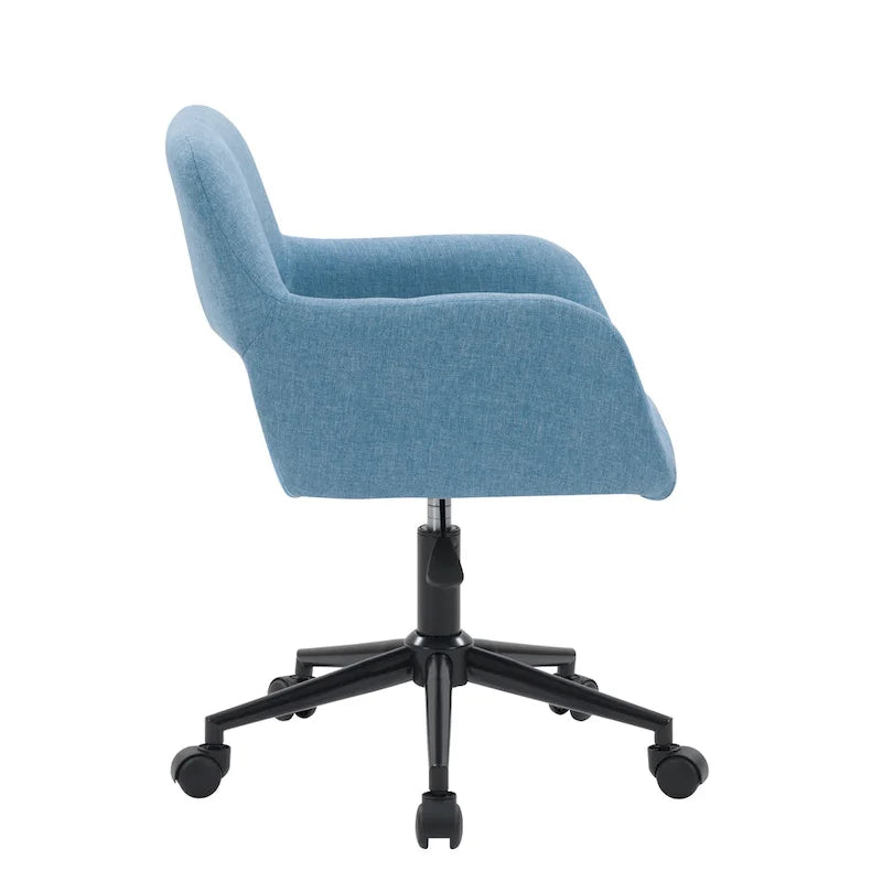 Chaise de bureau ergonomique rembourrée à hauteur réglable