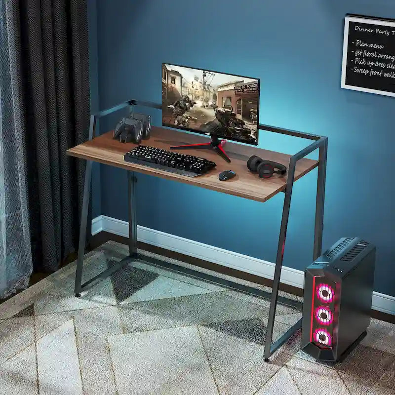 Bureau pliant sans assemblage