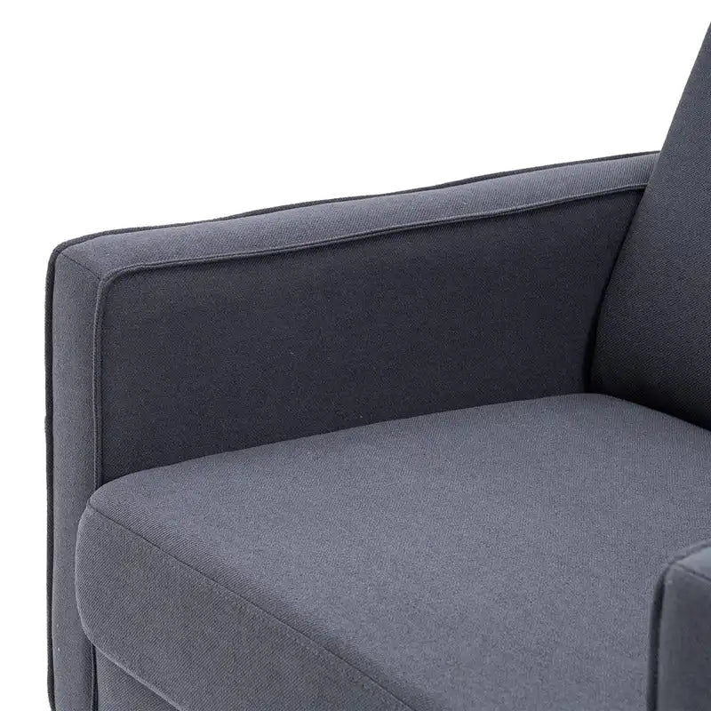 Fauteuil d'appoint une place avec pieds en bois massif