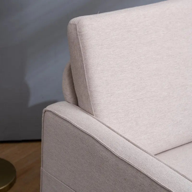 Fauteuil d'appoint une place avec pieds en bois massif