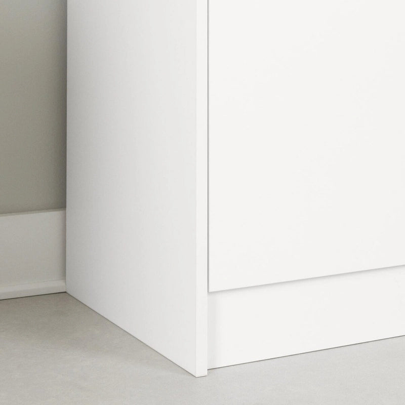 Armoire de rangement autoportante pour garde-manger avec étagères réglables et portes doubles