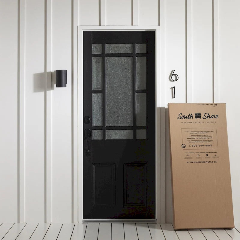 Armoire de rangement autoportante pour garde-manger avec étagères réglables et portes doubles