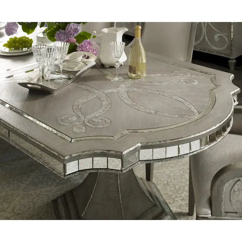 Table à manger contemporaine élégante de 128 pouces