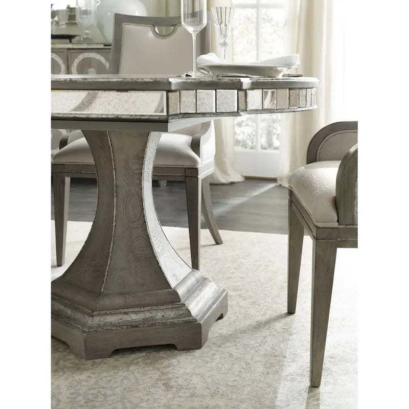 Table à manger contemporaine élégante de 128 pouces