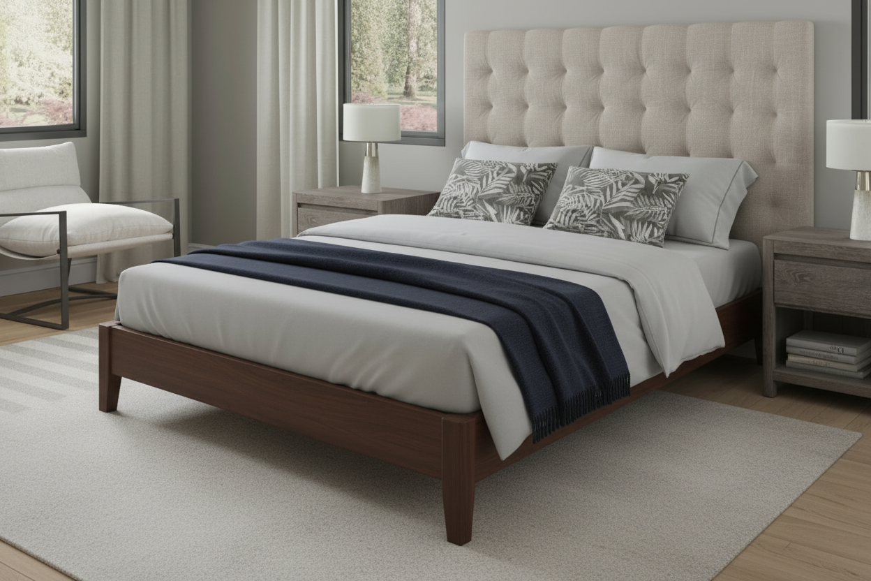 Bedroom with Platform Bed
